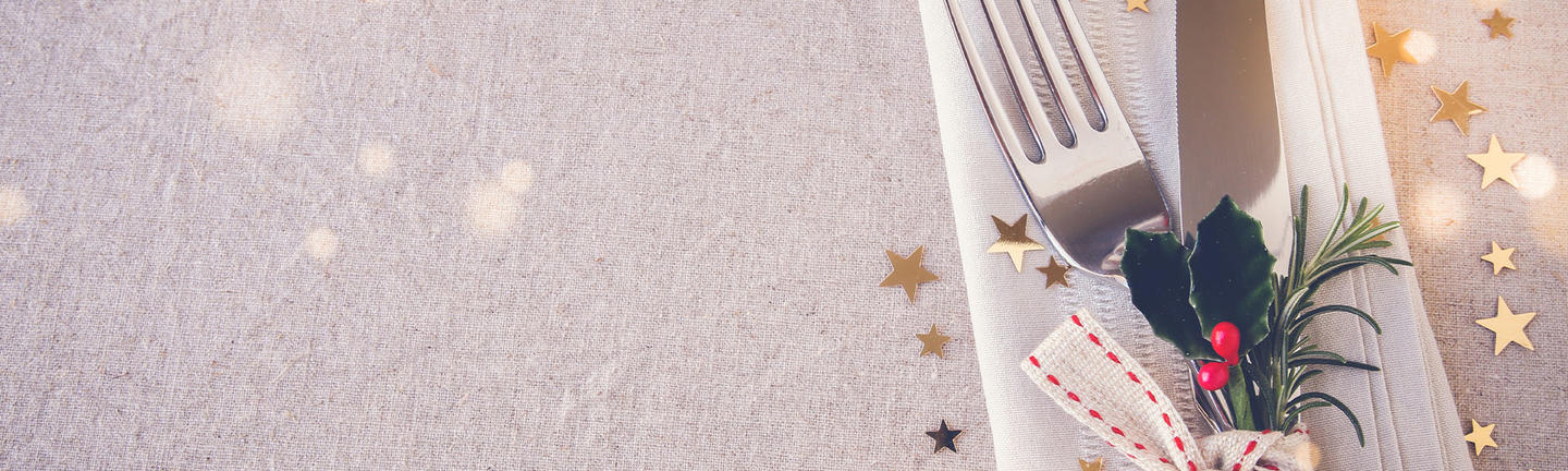 Christmas table decoration
