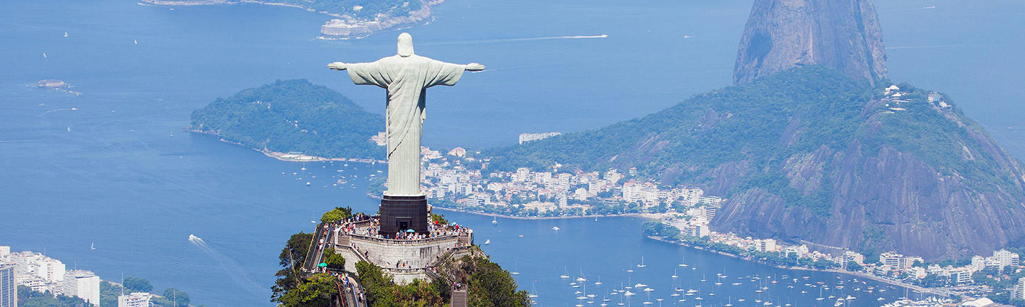 Rio skyline Christ the Redeemer