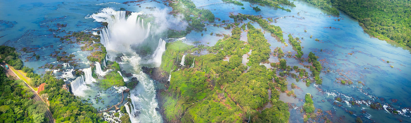 Iguassu Falls aerial