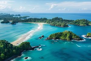 Manuel Antonio from the sky