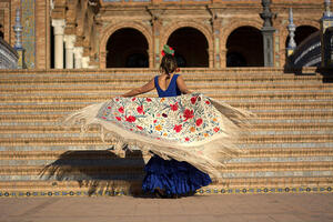 Flamenco dancer in Seville