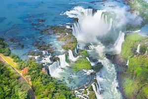 Iguassu Falls aerial